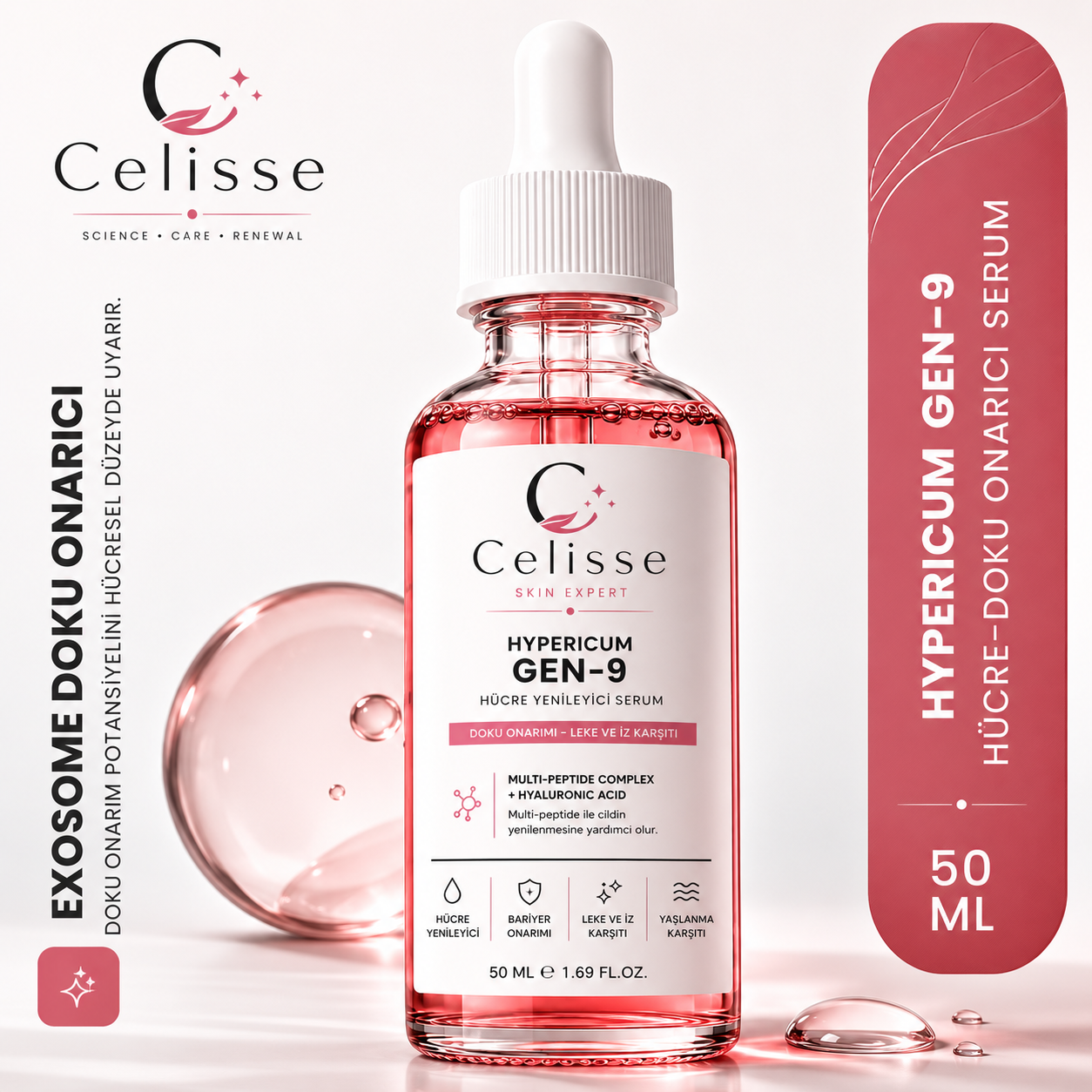 Celisse Hypericum GEN-9  Cilt Yenilenme Destek Serumu